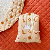 Texas Reversible Playmat 100% Quilted Cotton