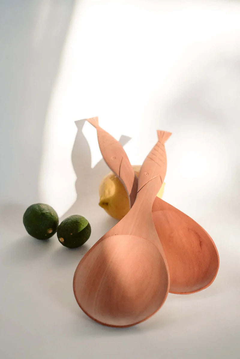 The Fish Salad Spoon Set