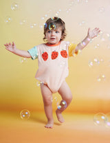 Terry Short Sleeve Bodysuit / Tiny Orchard