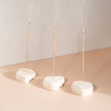Travertine Incense Holder