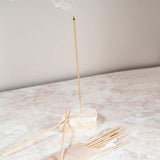 Travertine Incense Holder