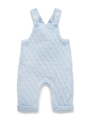 Quilted Overall Soft Blue Melange.. Last Pair Available size 0