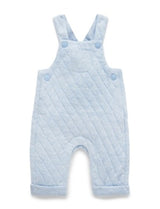 Quilted Overall Soft Blue Melange.. Last Pair Available size 0