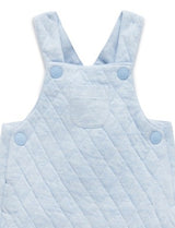 Quilted Overall Soft Blue Melange.. Last Pair Available size 0