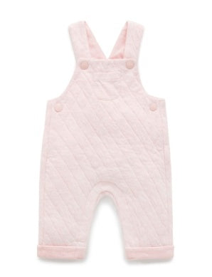 Quilted Overall Soft Pink Melange