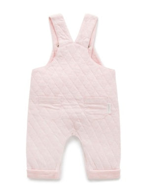 Quilted Overall Soft Pink Melange
