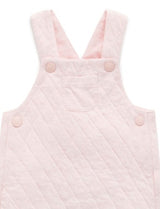 Quilted Overall Soft Pink Melange