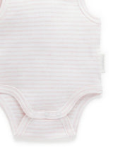 Rib Bodysuit 2 Pack Pale Pink