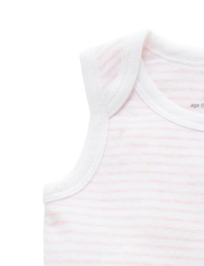 2 Pack Singlet Bodysuit Pale Pink Pack