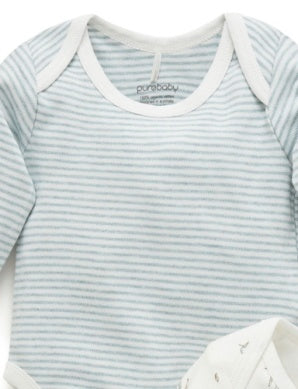 Easy Neck L/S Body Suit 2 Pack Vanilla Eucalyptus