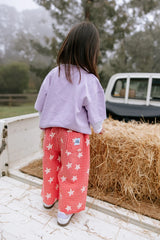 Dusty Star Pants - Pink Gingham