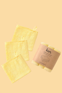 Wash Cloths 3 Pack Buttercup