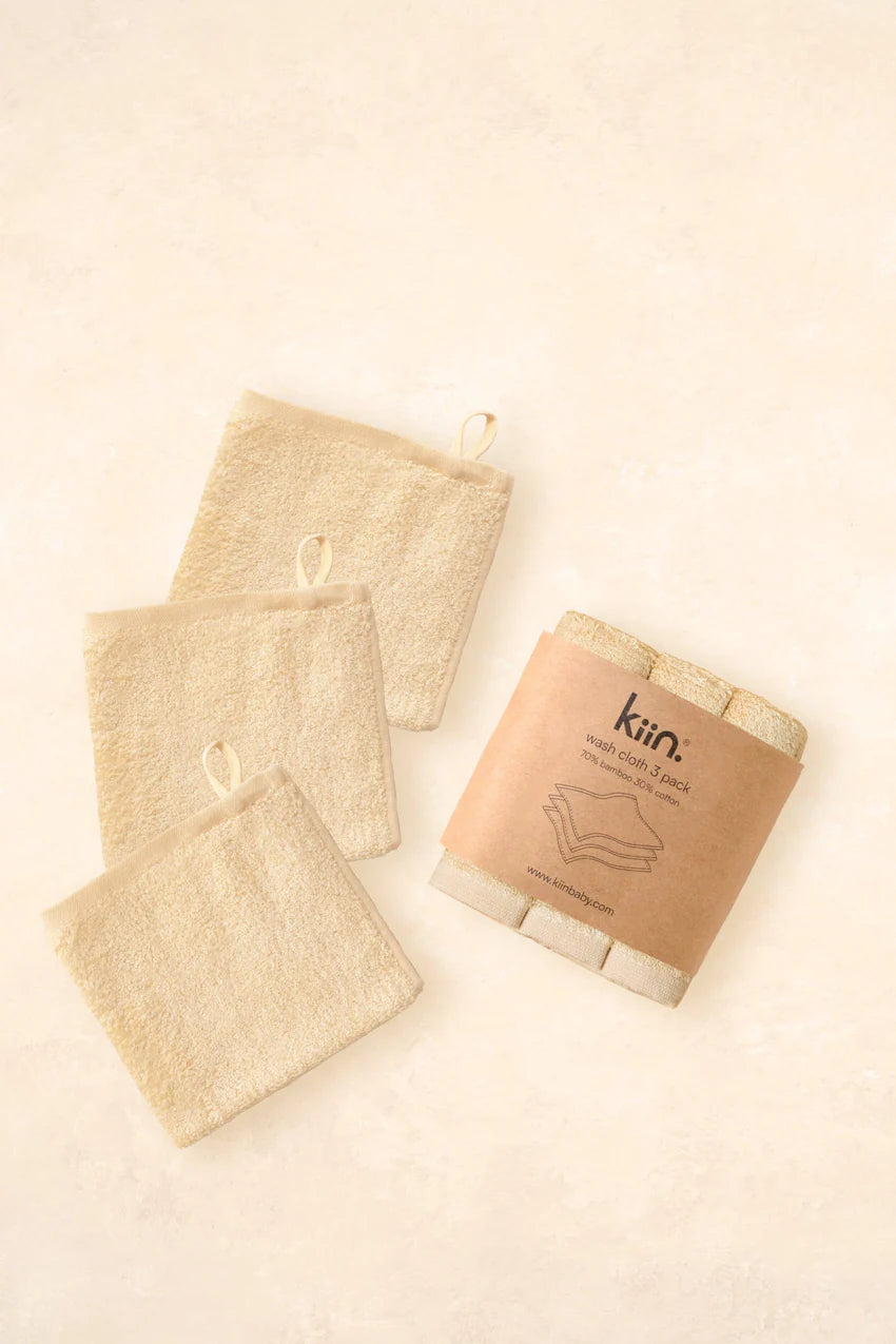 Wash Cloth 3 Pack - Ivory
