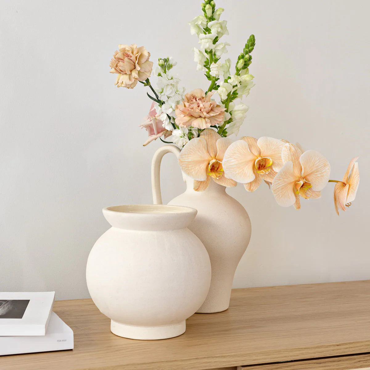 Willow Pot - Matte Cream