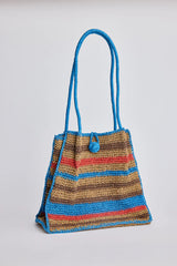 Weekend Tote Blue Stripe