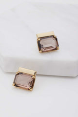 Lola Earring Olive - Gold