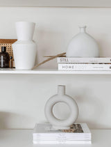 Loren Vase - Smooth White