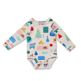 Big Happy Party Long Sleeve Bodysuit