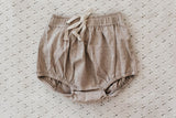 Ribbed Bloomer Taupe Dotty