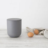 Flax Jar with Lid - Charcoal