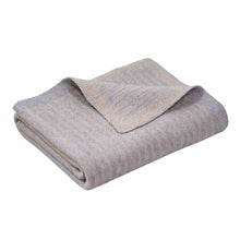Load image into Gallery viewer, CooCoo Reversible Cotton Knitted Blanket Grey
