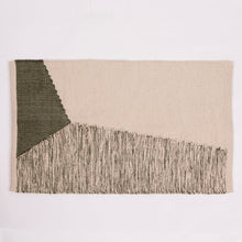 Load image into Gallery viewer, Woven Bath Mat Olive
