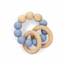 Load image into Gallery viewer, Jerry Beech Wood/Silicone Teether Available in 6 Colours
