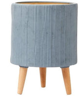 Modern 41cm Render Grey Planter Pot