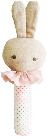 Roberta Bunny Squeaker Spot Pink