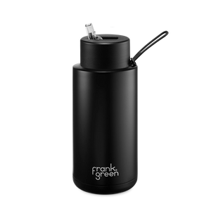 Frank Green 1 Lt Ceramic Bottle - Midnight Black