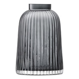 Pleat Grey Vase 20cm