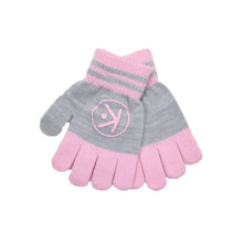 Load image into Gallery viewer, Kids Gloves - Pink/Grey
