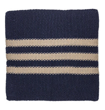 Load image into Gallery viewer, Eco Knitted Indigo 3pk Dishcloth
