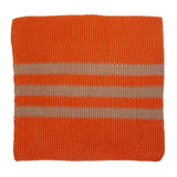 Eco Knitted Orange 3pk Dishcloth