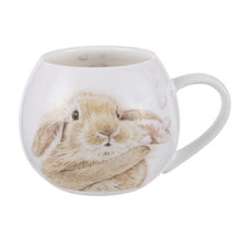 Load image into Gallery viewer, Bunny Hearts Mini Hug Mug
