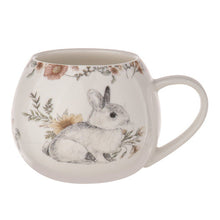 Load image into Gallery viewer, Woodland Bunnies Mini Hug Mug
