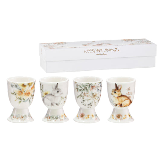 Woodland Bunnies Egg Cup - Set of 4