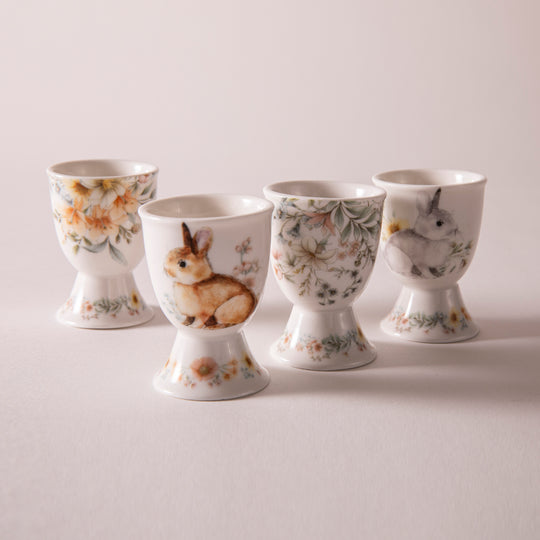 Woodland Bunnies Egg Cup - Set of 4