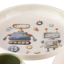 Load image into Gallery viewer, Robots Ceramic 4 Piece Kids Set
