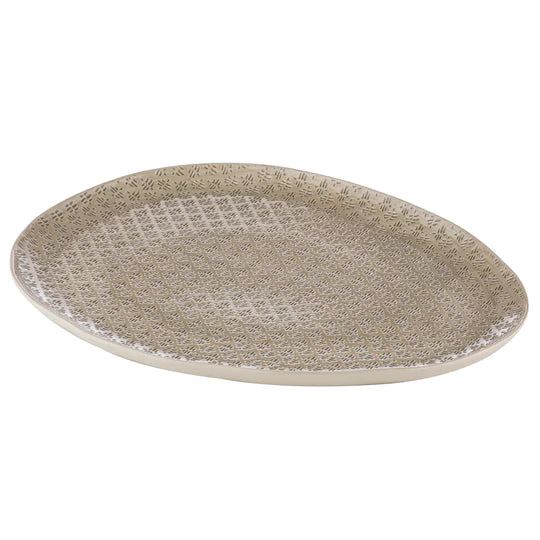 Tirari Oblong Platter Travertine