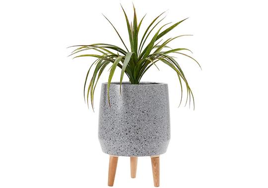 Modern 40cm Legged Planter Pot Charcoal