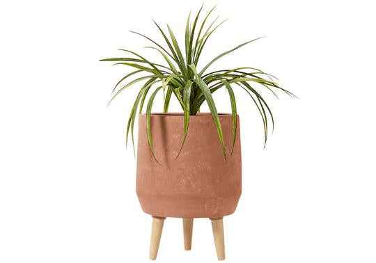 Modern 40cm Legged Planter Pot Terracotta