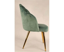 Load image into Gallery viewer, Scallop Occasional Chair Emerald
