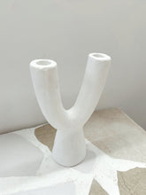 Load image into Gallery viewer, The Maya Candle Holder White
