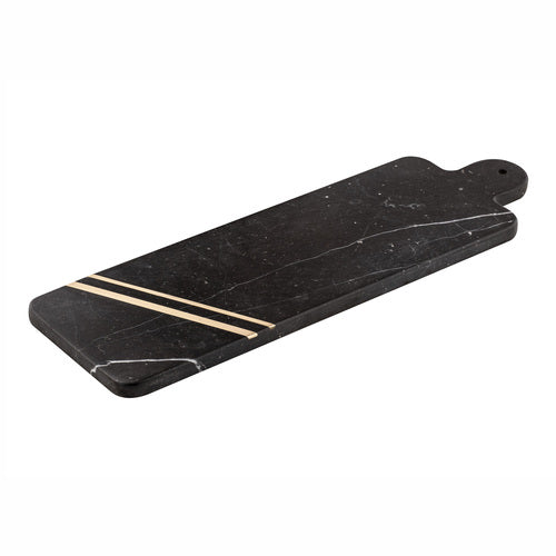 Emerson Black Long Rectangle Serving Board