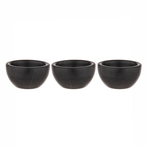 Emerson Black Mini Pinch Bowl - Set of 3
