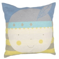 Blue Indian Juwel Cushion