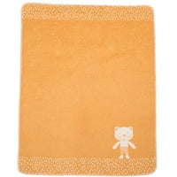 Gold Teddy Bear Juwel Bassinet Blanket