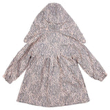 Tiger Stripes Raincoat - Dusty Pink