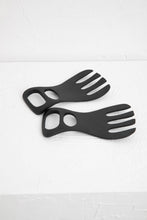 Load image into Gallery viewer, Claw Salad Servers Matte Black

